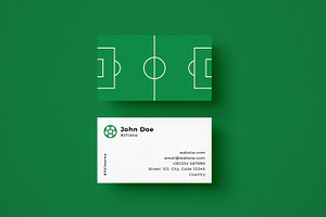 Soccer Business Card Template