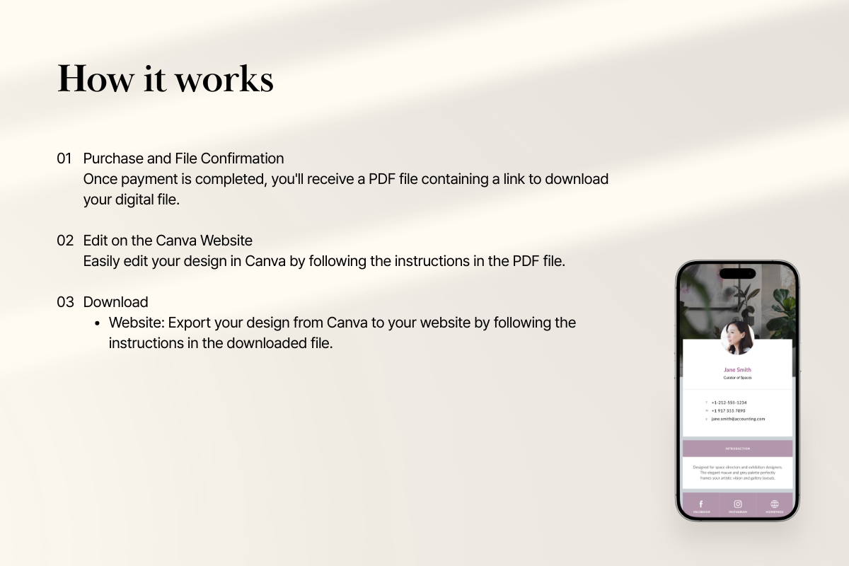 Art Curator Link in Bio Website, a Landing Page Template by batang (Photo 4 of 5)