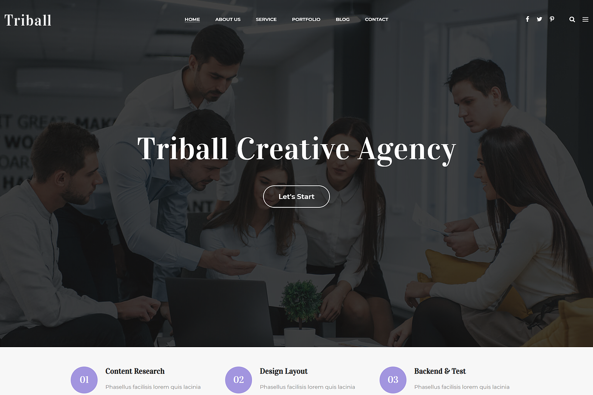 Corporate Agency Bootstrap Template, a Bootstrap Template by HasThemes (Photo 3 of 3)