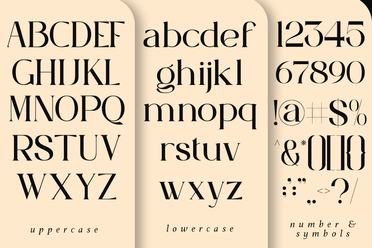 Herva - Decorative Elegant Serif, a Serif Font by Pandeka Studio (Photo 11 of 12)