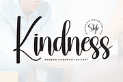 Kindness | Script Font, a Handwritten Font by Scratchones (Thumbnail 1 of 8)
