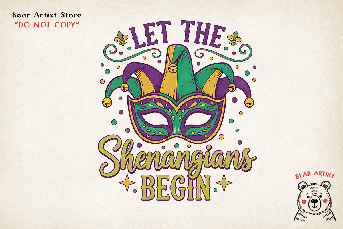 Mardi Gras Hand-drawn PNG Bundle, an Object Illustration by GlitterCraft (Photo 12 of 101)