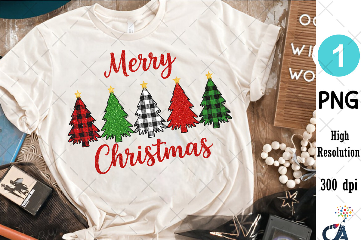 Merry Christmas Tree Png, an Illustration by Creative Art (Photo 2 of 6)