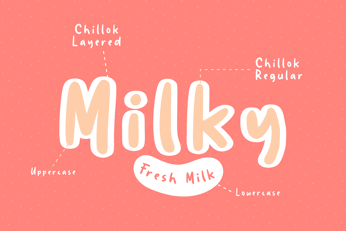 Chillok | Playful Font, a Sans Serif Font by LetterStuff Typefoundry (Photo 5 of 9)