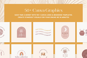 Canva Logo & Brand Board Templates