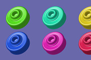 3d Geometric Vector Shape Bundle Set, an Object Graphic by NJ Himel (Thumbnail 5 of 15)