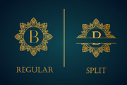 Diamond Mandala Monogram, a Symbol Font by Dm Studio (Thumbnail 3 of 8)