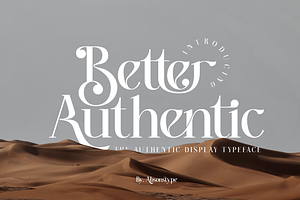 Better Authentic - Absonstype