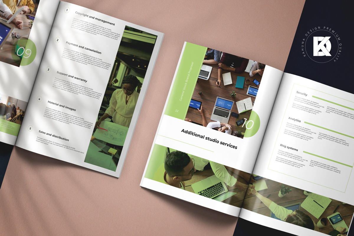 Green Project Proposal, a Brochure Template by Kahuna Design (Photo 6 of 11)