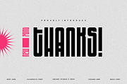 Styonaz - Futuristic Techno Font, a Sans Serif Font by Iqsiart Studio (Thumbnail 6 of 6)