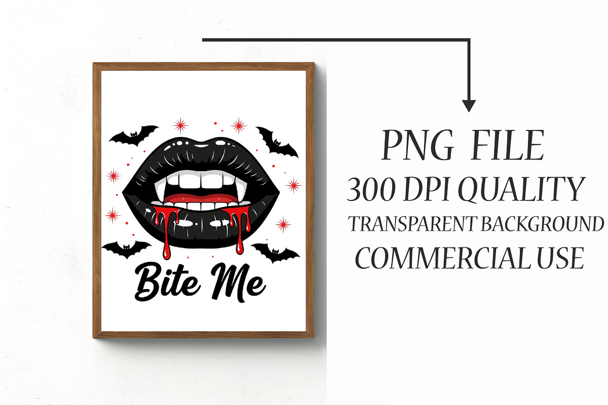 Gothic Halloween Sublimation PNG, an Illustration by Libby Wishes (Photo 4 of 6)