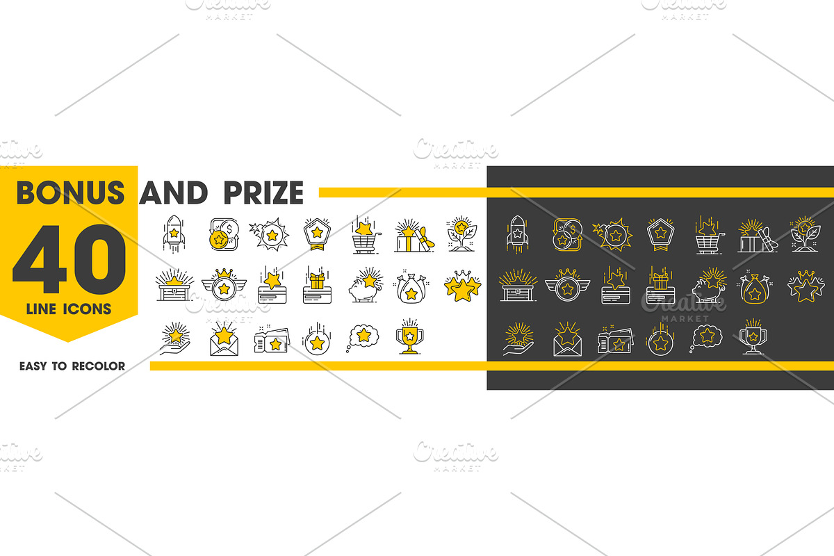 Special bonus benefits and prize, a Finance Illustration by Vector Tradition