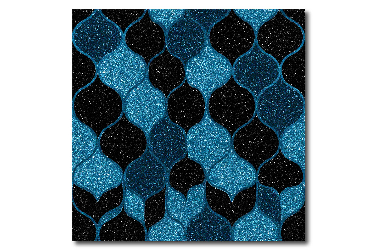 Baby Blue and Black Glitter, a Texture Illustration by DreamPrint404 (Photo 4 of 4)