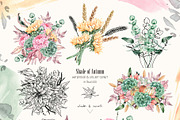 Shade of Autumn Watercolor Clipart, a Decorative Illustration by BalanceUA (Thumbnail 5 of 18)