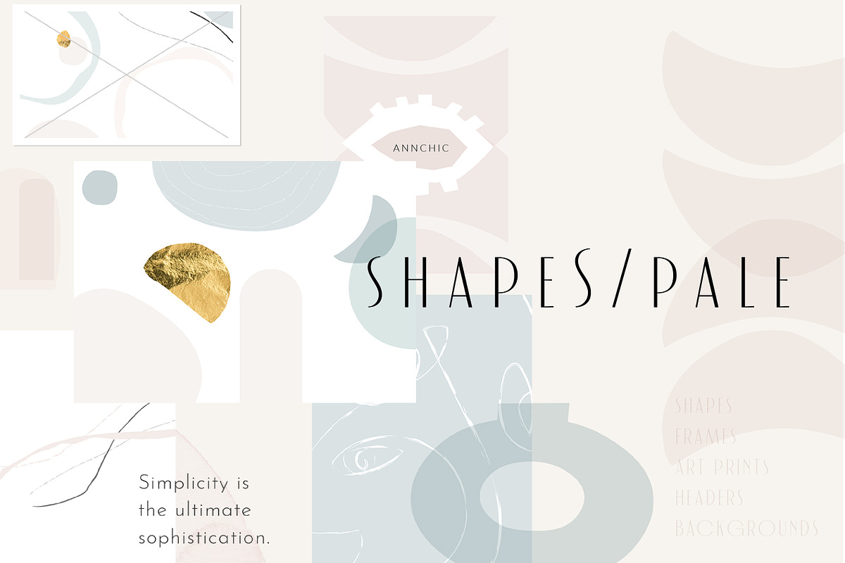 Abstract shapes art collection, a Texture Graphic by Anna Sokol (Photo 26 of 28)