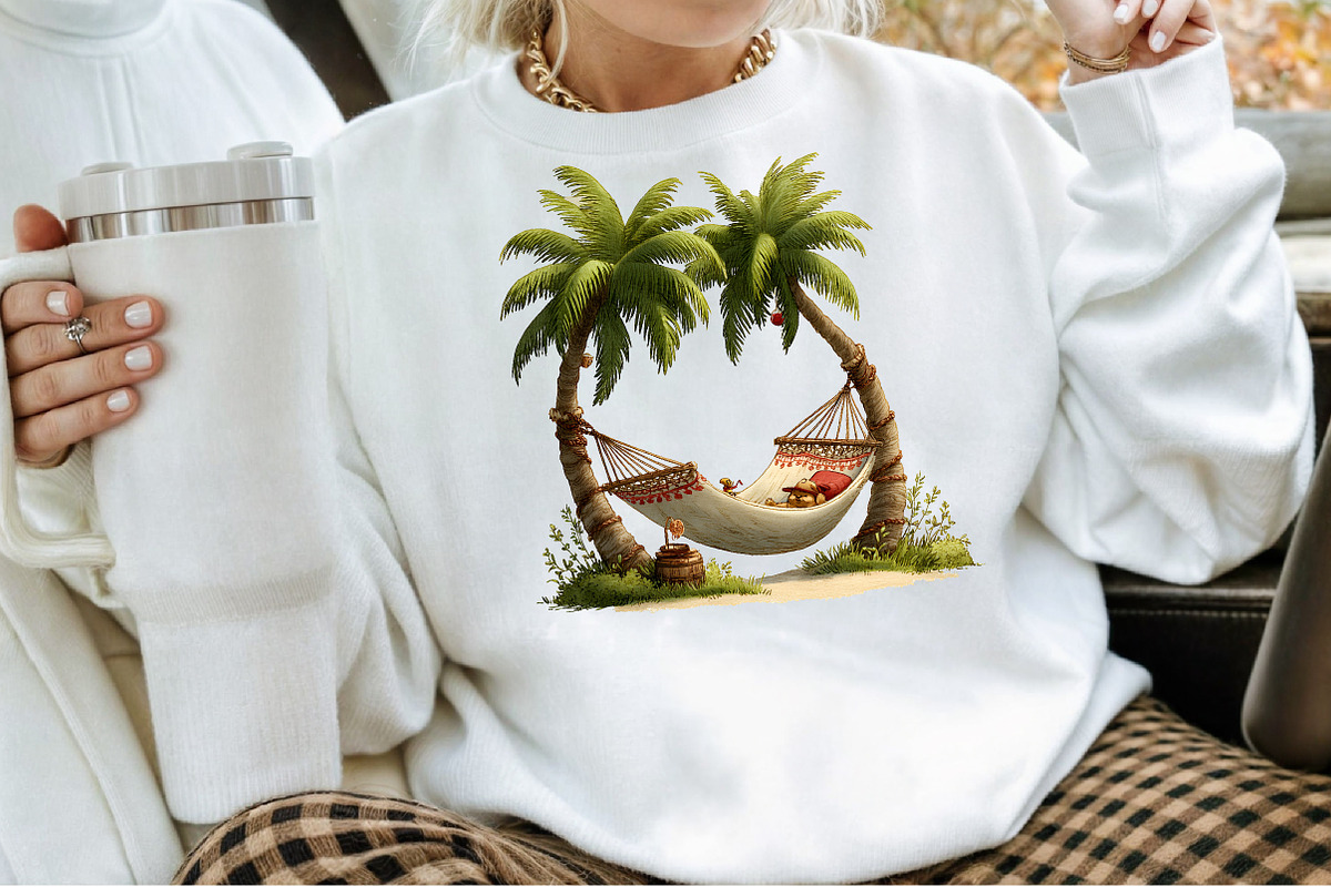 Watercolor Vacation Vibe Clipart, an Illustration by Sublimation Artist (Photo 4 of 6)