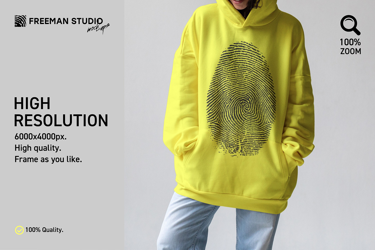 Hoodie Mock-Up Set, a Hoody Mockup by Freeman Studio (Photo 5 of 16)