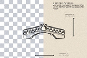 Rialto Bridge Venice Italy Canal, an Object Illustration by CraftingOnSunday (Thumbnail 2 of 3)