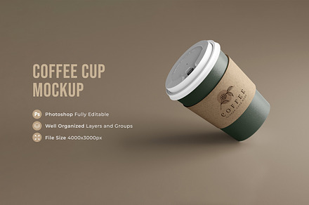 Coffe Cup Mockup, a Cups & Container Mockup by Graphicboom