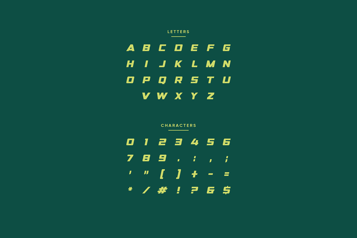 Crosero - Modern Sport Typeface, a Font by Letterna (Photo 3 of 4)