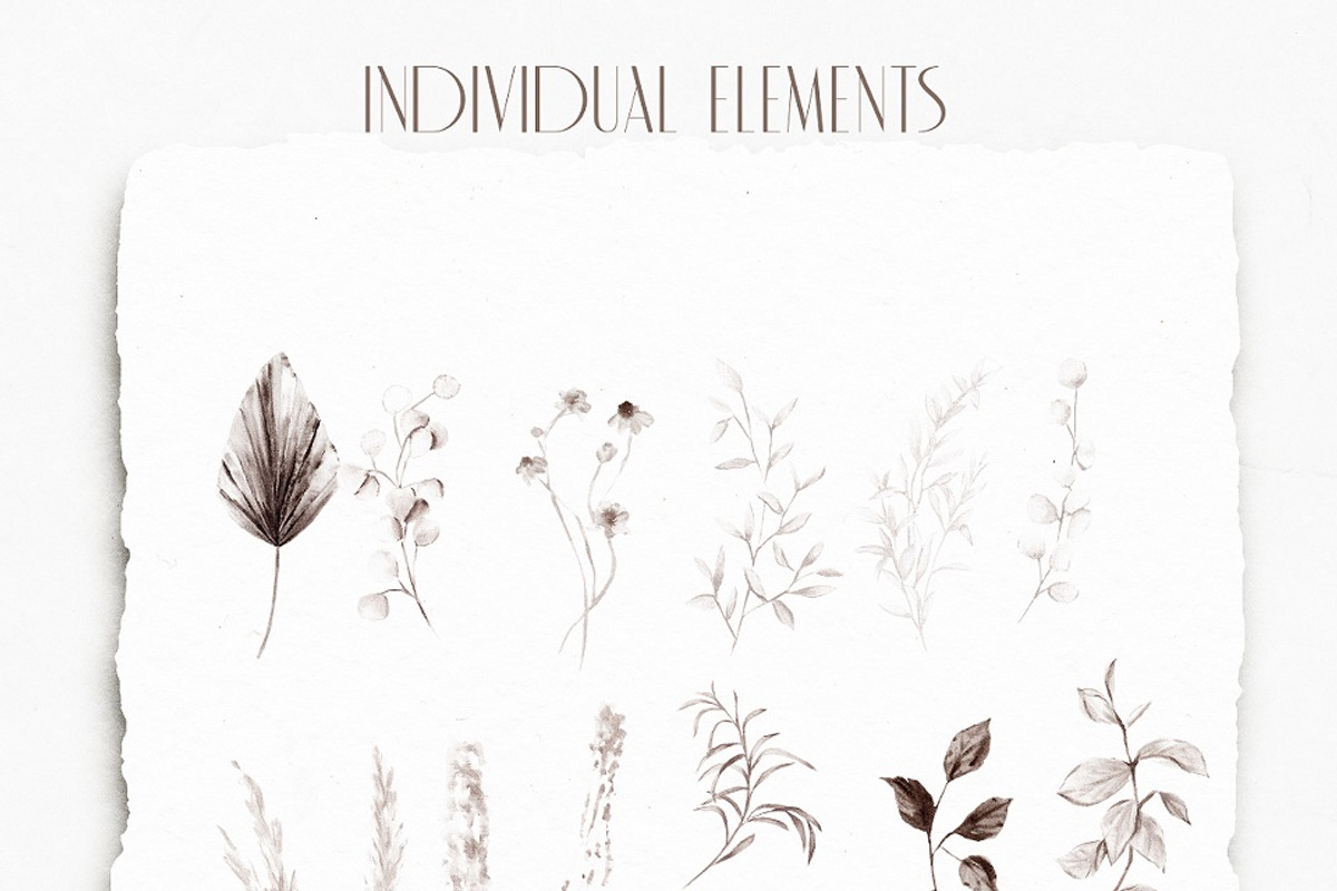 Neutral Boho Flowers, an Illustration by BlumenSoul (Photo 8 of 13)