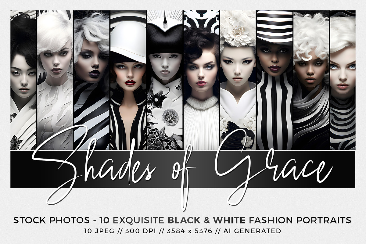 Black and White Fashion Portraits, a Person Photo by ThatsDesignArt (Photo 1 of 6)