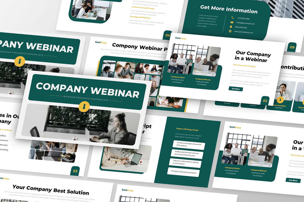Sumpany - Webinar Google Slide, a Presentation Template by GraphauseProject (Photo 4 of 6)