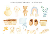 Watercolor Illustrations  - Newborn, an Animal Illustration by Creator Goodies (Thumbnail 2 of 4)