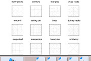 Barn Quilt Blocks Geometric Patterns, a Graphic by AtacanDigital (Thumbnail 3 of 5)