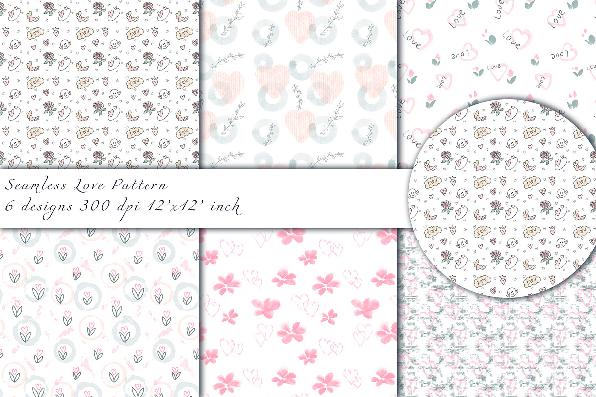 Valentine's Day Seamless Pattern, a Pattern Graphic by ArtOfSoul (Photo 1 of 4)