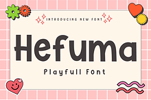 Hefuma | Display Playful Font