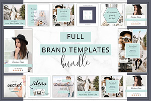 Branding Bundle | Canva Turquoise