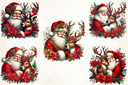 Santa Claus and Reindeer png, an Illustration by Libby Wishes (Thumbnail 8 of 9)