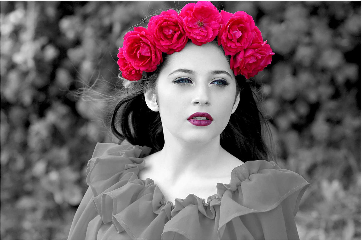 Selective color Photoshop Action