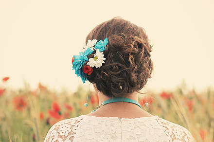 Bride on poppy field, a Person Photo by Photoland