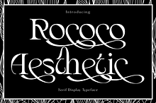 Rococo Aesthetic - Elegant Font