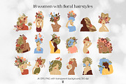 Autumn Women. Floral Abstract Set, an Object Graphic by Julie&Taily (Thumbnail 6 of 21)
