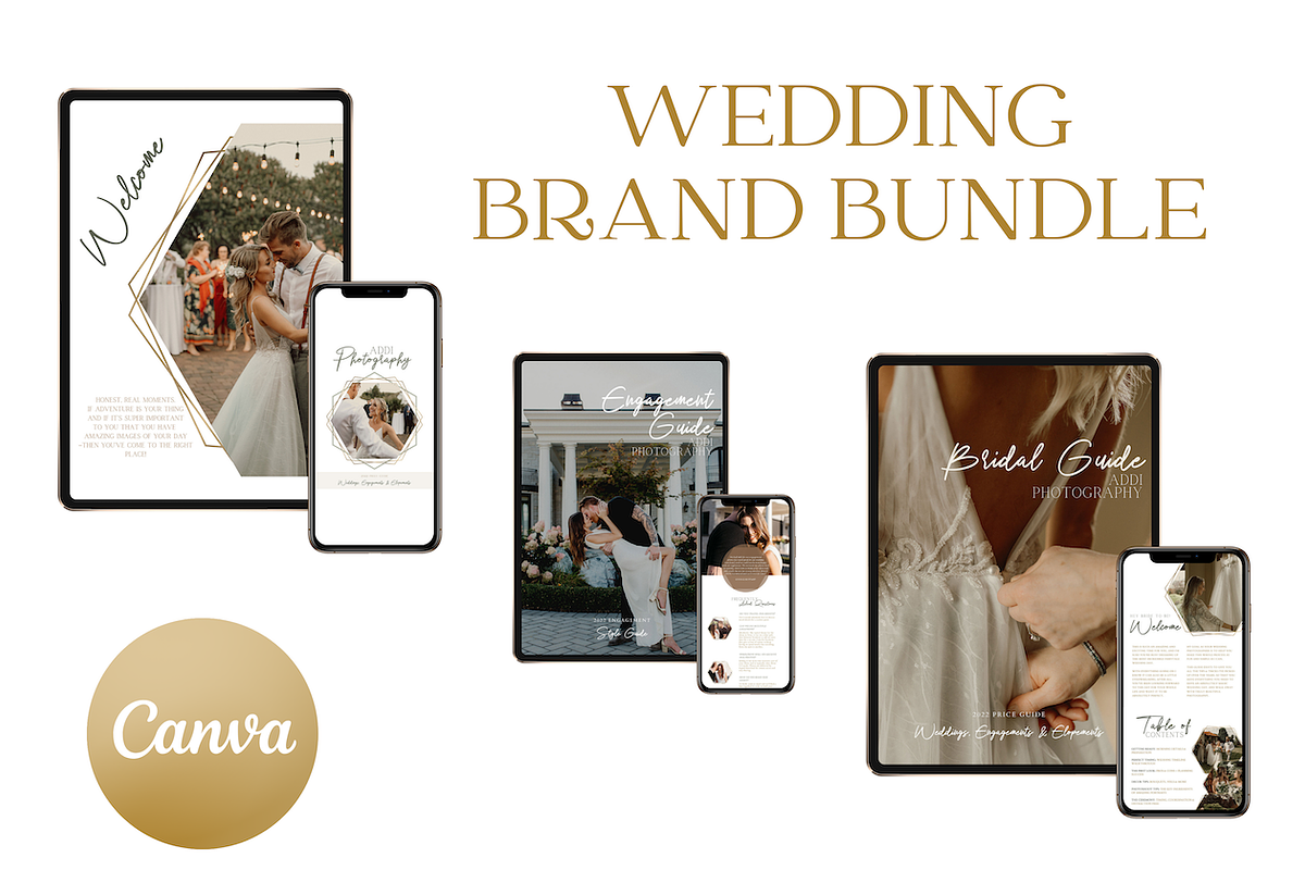 Canva Wedding Guide Brand Bundle, a Magazine Template by Signature Edits (Photo 1 of 9)
