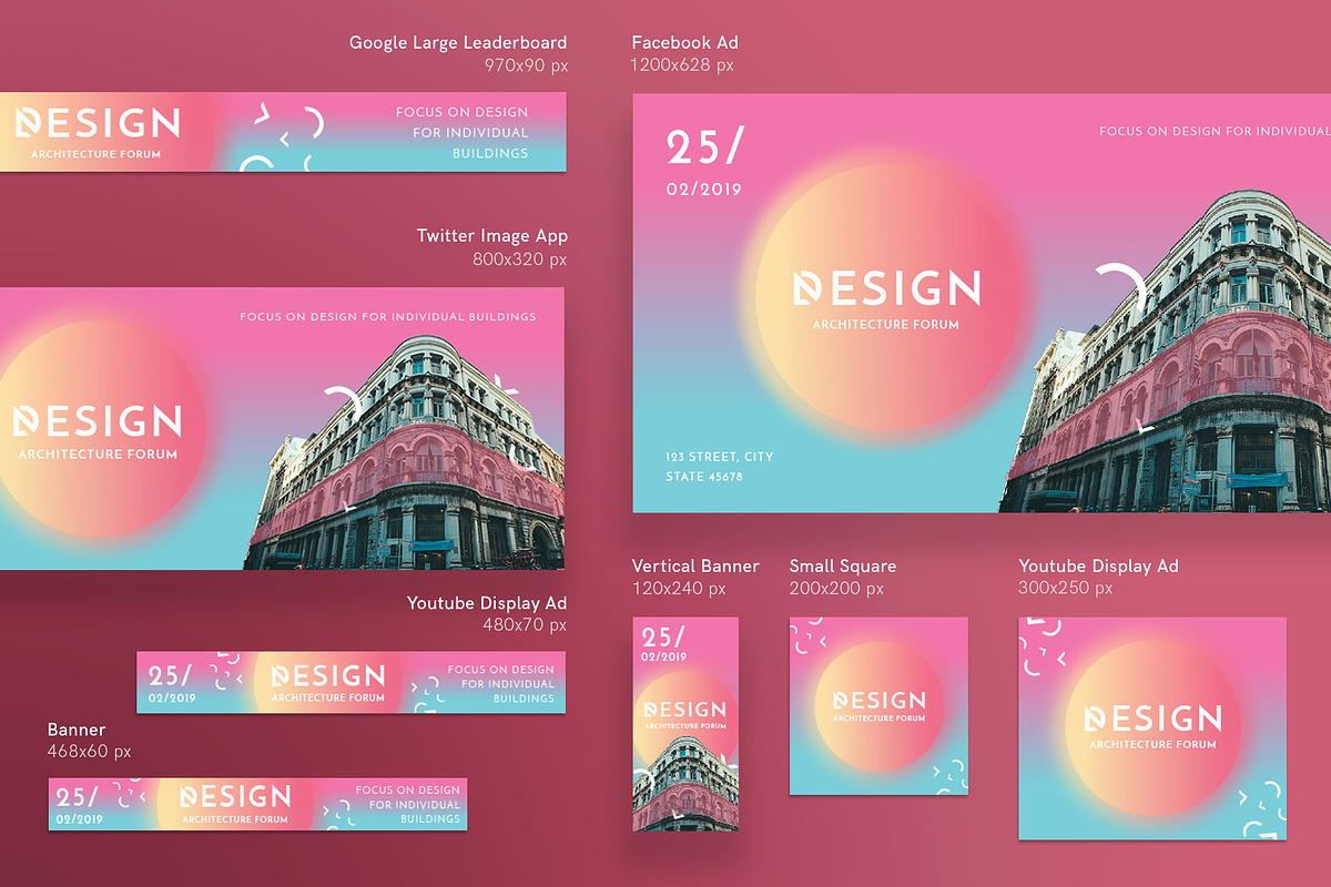 Mega Bundle | Architecture Forum, a Poster Template by Amber Graphics (Photo 17 of 21)