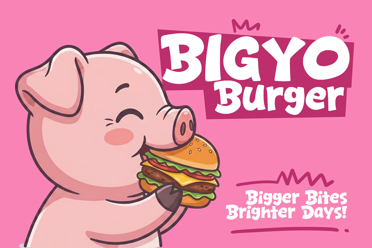 Porky Bold - Cozy & Display Font, a Sans Serif Font by khurasan (Photo 2 of 6)