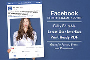 Facebook Photo Frame / Prop, a Graphic by James &amp; Co | Creative Market
