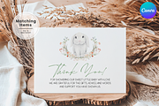 Bunny Baby Shower Thank You Card, an Invitation Template by Digital_Mind (Thumbnail 1 of 6)