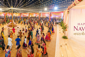 Navratri festival celebration with c