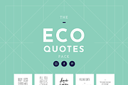 Eco Quotes - 61 Quotes Pack, a Social Media Template by Delightful Design (Thumbnail 7 of 8)