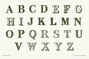 Decorative Vintage Drop Cap Font, a Serif Font by Century Library (Thumbnail 3 of 5)