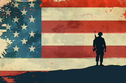 Memorial Day concept for American Fl, a Background Photo by Pixeness