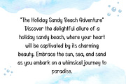 Holiday Sandy Beach - Handwritten, a Handwritten Font by Charmingbear59.design (Thumbnail 3 of 5)