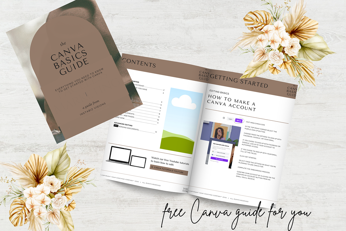 FACELESS MARKETING GUIDE TEMPLATE, a Marketing Template by Daring Digies (Photo 7 of 7)
