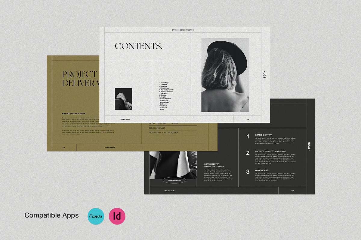 HUGS | Brand Proposal, a Presentation Template by creathrivestudio (Photo 2 of 12)