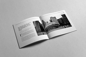 Minimal Square Magazine Template II